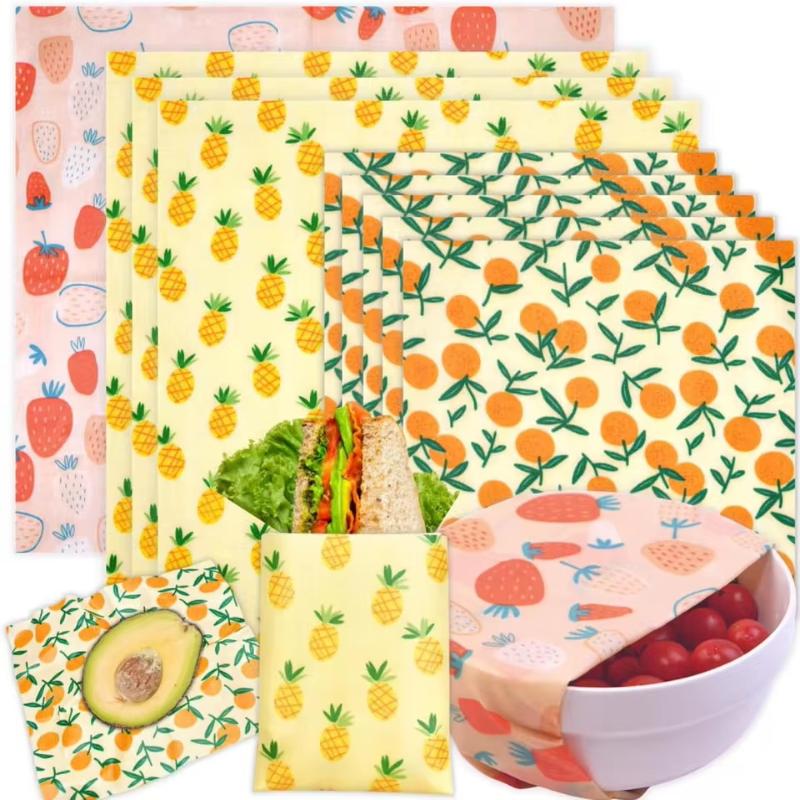 Beeswax Food Cover - Многоразовые вощеные салфетки из натурального пчелиного