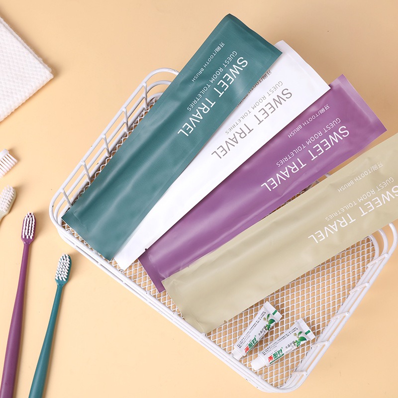 Bamboo Toothbrush Set - 100 шт. одноразовая зубная щетка для