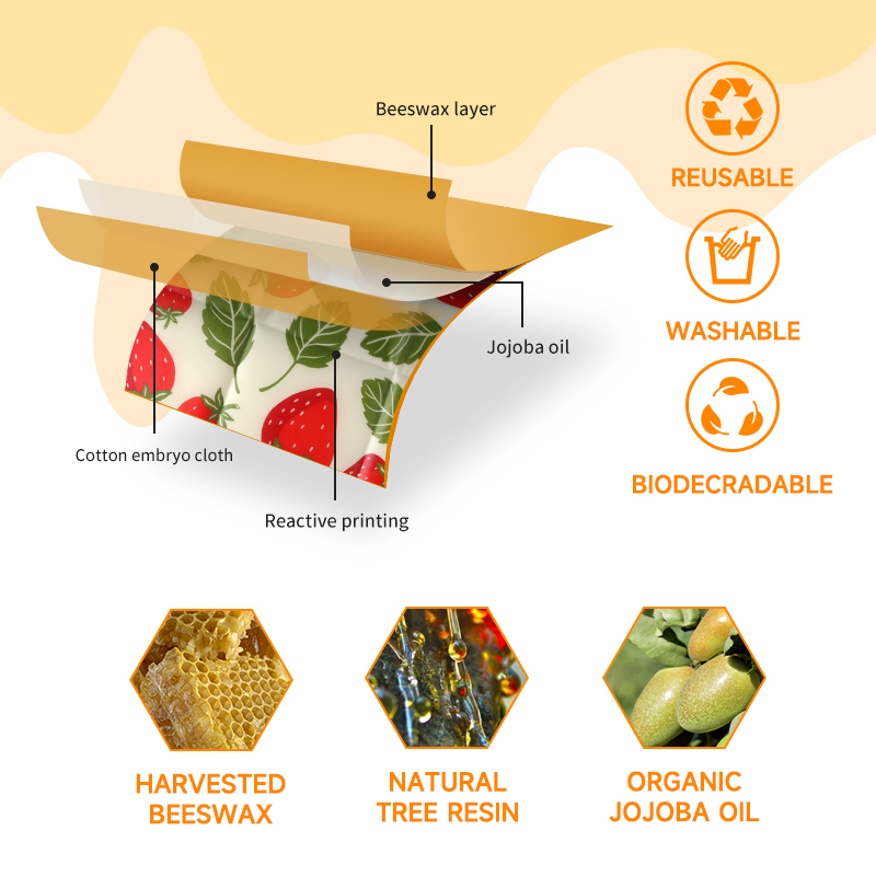 WEEDI 9 шт. многоразовых оберт – обзор и цена Beeswax Food Cover