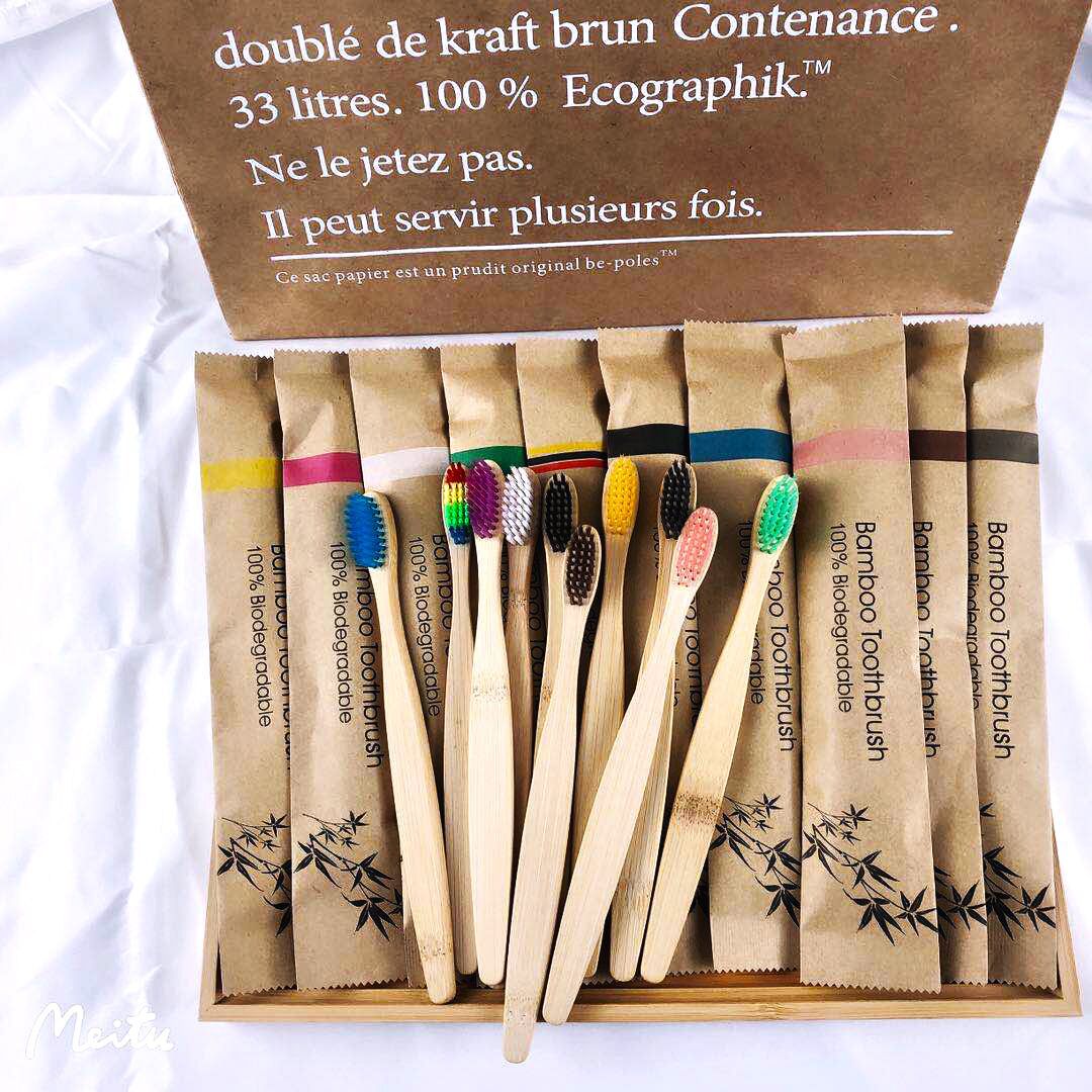 Случайный цвет, 5/10 шт. бамбу – обзор и цена Bamboo Toothbrush Set