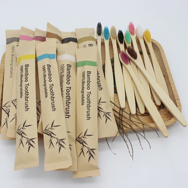 100 шт., бамбуковые зубные щёт – обзор и цена Bamboo Toothbrush Set